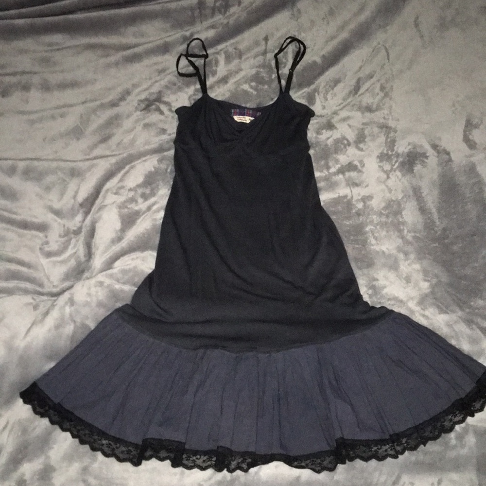 Free People navy adjustable strap tank dress, XS